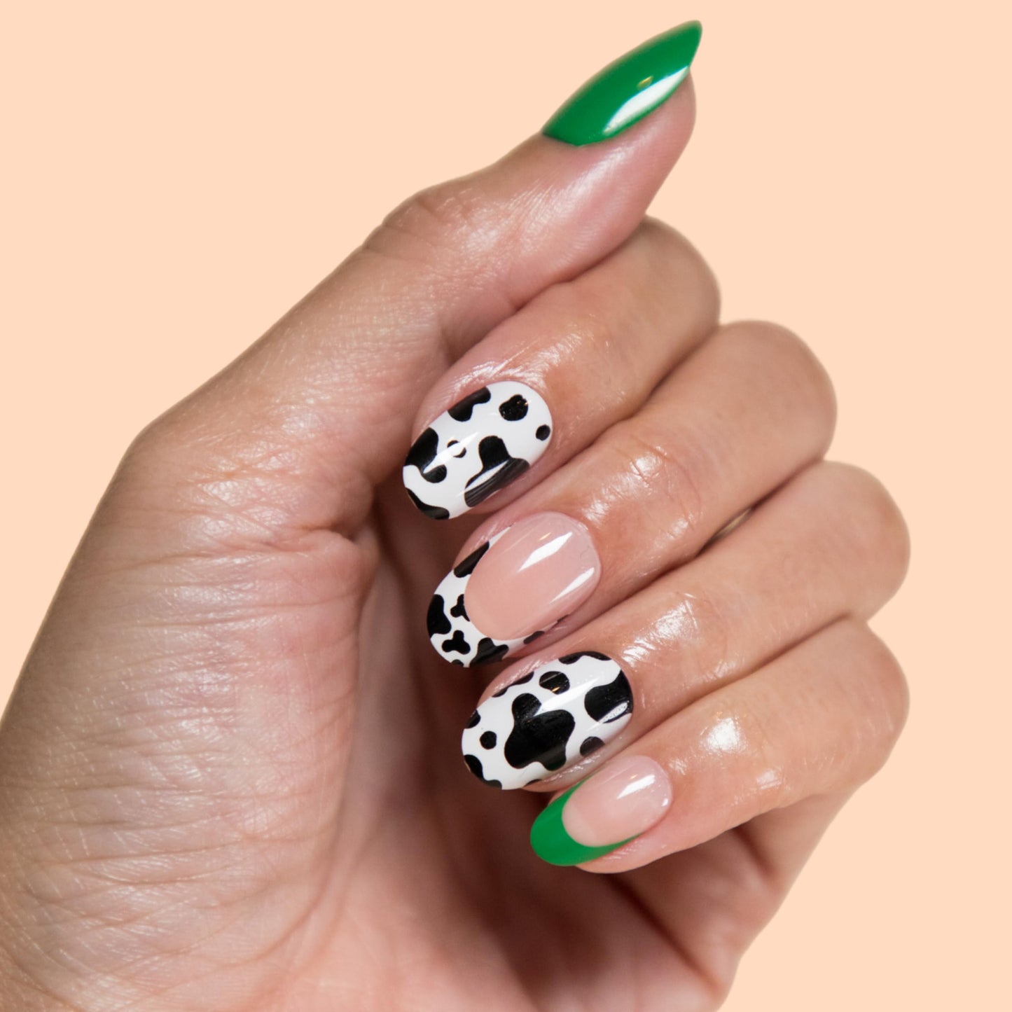 Chillhouse Chill Tips Signatures Press On Nails Kit, Going to the Barre - 24 Nail Shapes & Sizes, Dual-Sided Buffer & File, Cuticle Stick & Glue - Long-Lasting Nail Art Manicures