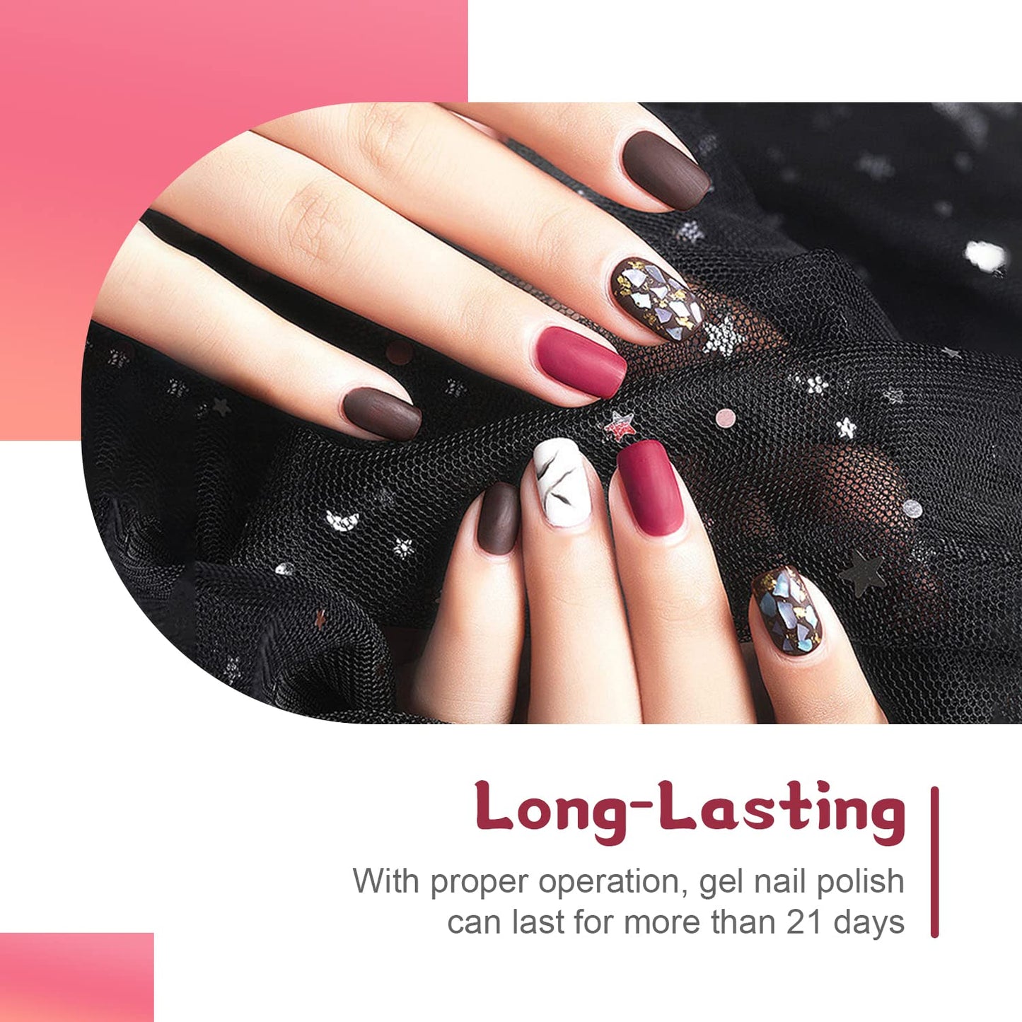JODSONE Gel Nail Polish Kit with U V Light 32 Colors Gel Polish Nail Kit Soak Off Gel Nail Set Manicure Tools Nail Gel Kit Gifts for Women