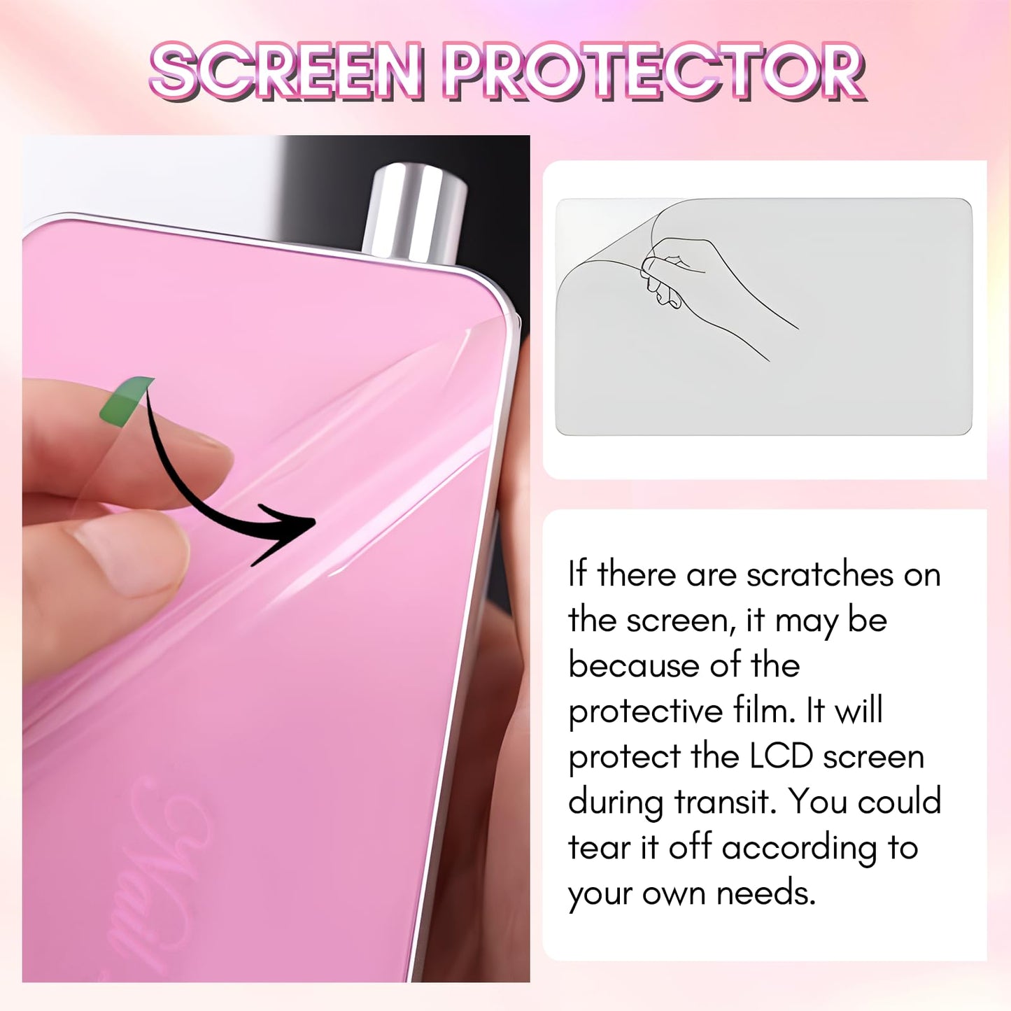 Makartt Professional Nail Drill, Nouvella 35000RPM Electric Nail Filer Machine With Coreless Motor for Acrylic Gel Nail，Rechargeable Efile With Nail Drill Bit Set, Manicure Salon Home DIY Use, Pink