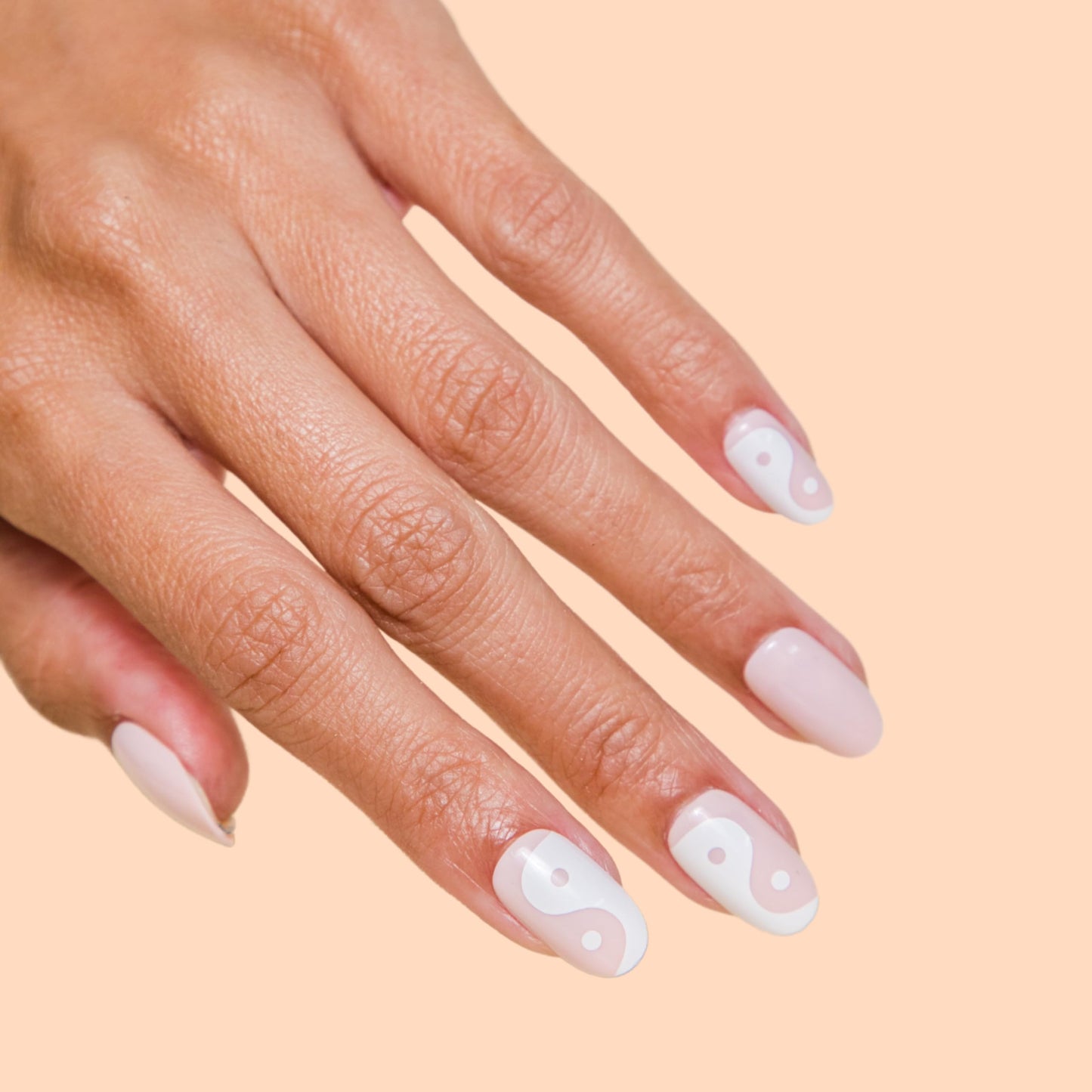 Chillhouse Chill Tips Signatures Press On Nails Kit, Going to the Barre - 24 Nail Shapes & Sizes, Dual-Sided Buffer & File, Cuticle Stick & Glue - Long-Lasting Nail Art Manicures