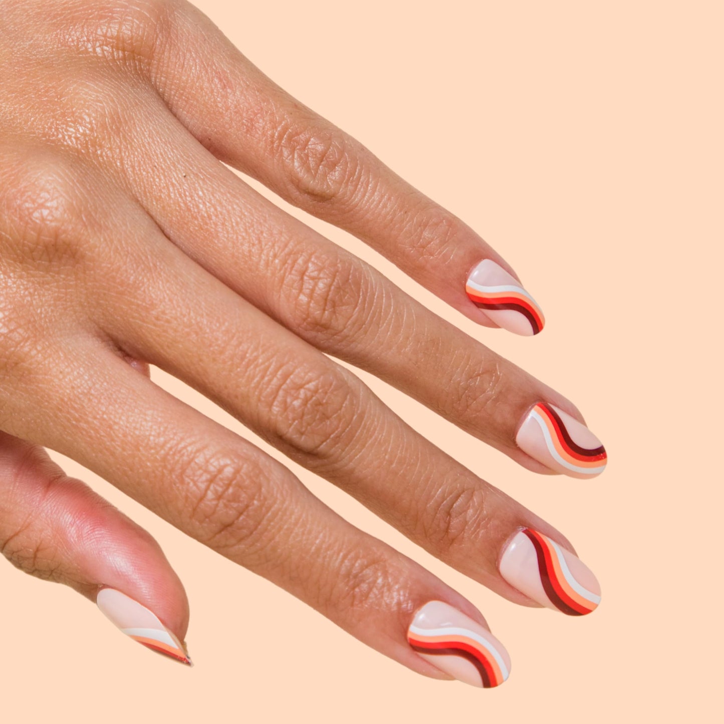 Chillhouse Chill Tips Signatures Press On Nails Kit, Going to the Barre - 24 Nail Shapes & Sizes, Dual-Sided Buffer & File, Cuticle Stick & Glue - Long-Lasting Nail Art Manicures