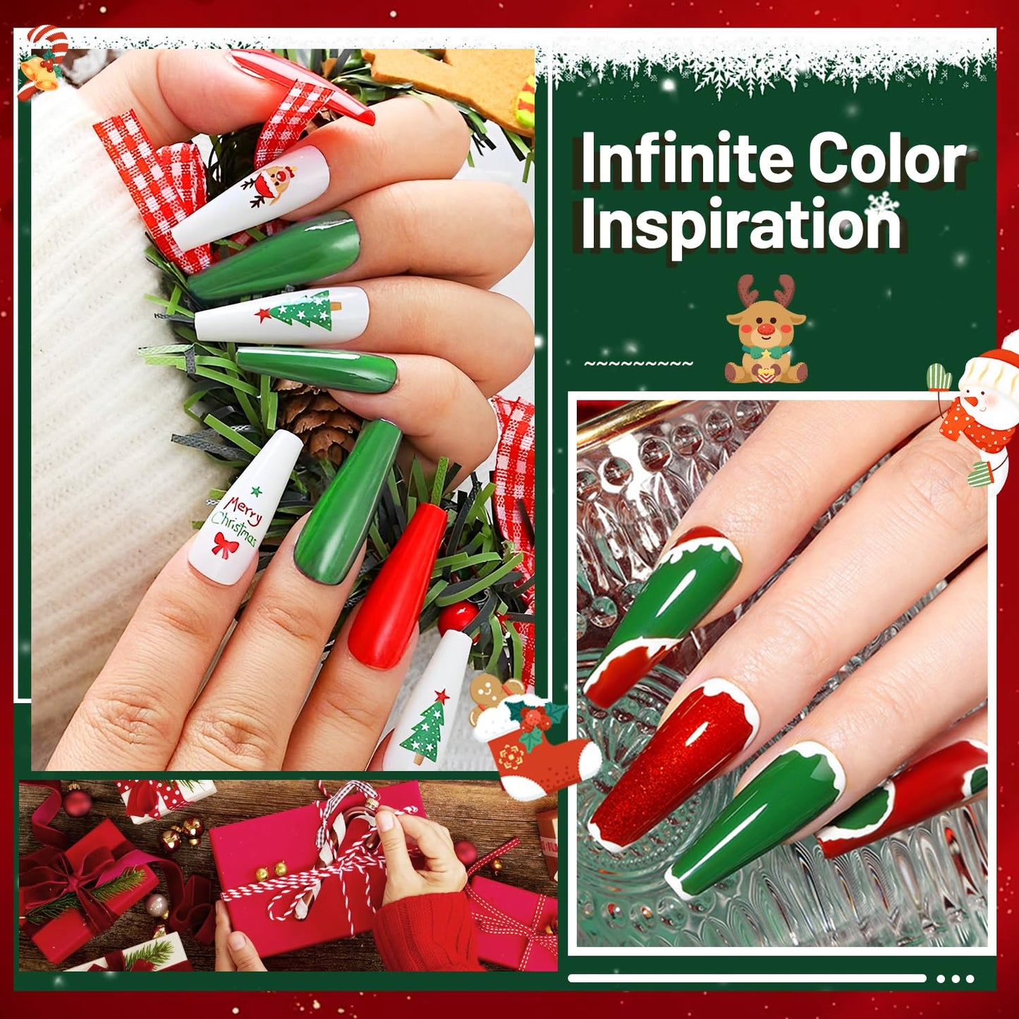 JODSONE Gel Nail Polish Kit with U V Light 32 Colors Gel Polish Nail Kit Soak Off Gel Nail Set Manicure Tools Nail Gel Kit Gifts for Women