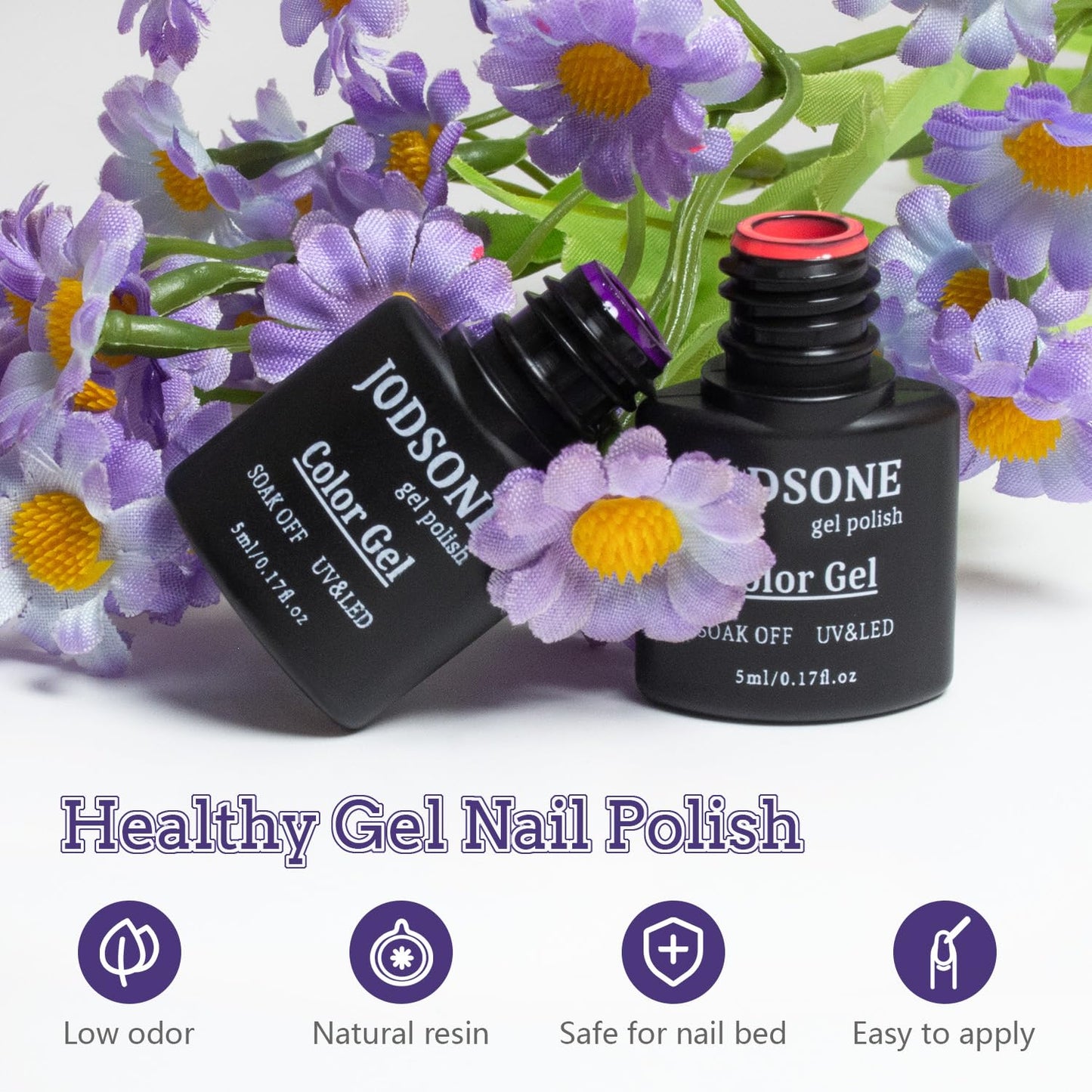 JODSONE Gel Nail Polish Kit with U V Light 32 Colors Gel Polish Nail Kit Soak Off Gel Nail Set Manicure Tools Nail Gel Kit Gifts for Women