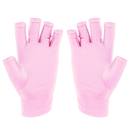 SUNUV LED Gloves for Gel Nails, UPF 50+ Anti UV Gloves for Gel Nail Lamp, Professional UV Gloves for Nail Techs